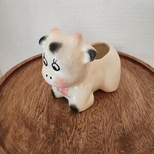 Baby Cow Toothpick Holder/Planter Loomco 1991